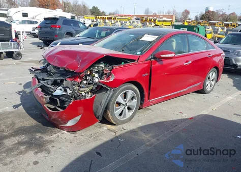 2012 Hyundai Sonata Hybrid z USA, uszkodzony, nr VIN KMHEC4A4XCA023429